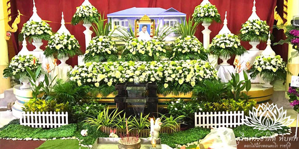 ดอกไม้หน้าศพแนวธรรมชาติ แบบที่ 14